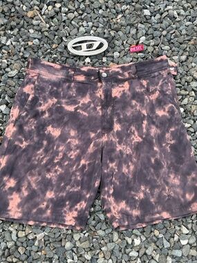 Diesel PZONE Tye Dye Canvas Shorts